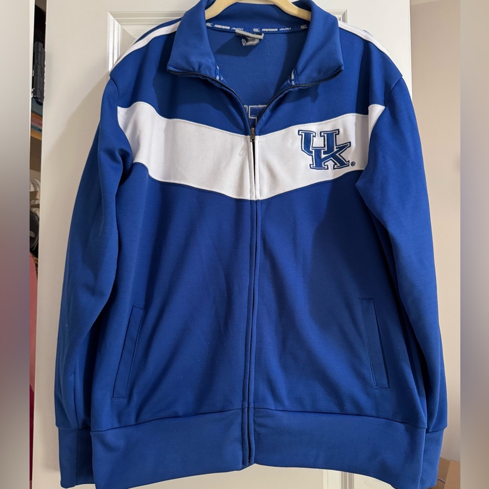University of Kentucky‎ UK Blue Zipper Jacket Unisex size Large
